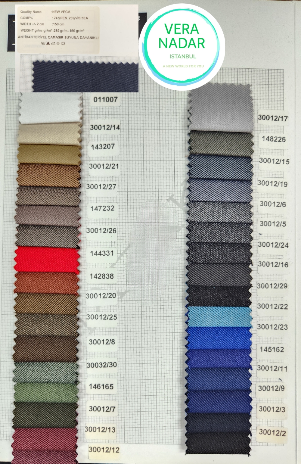 Fabric VERA VEGA